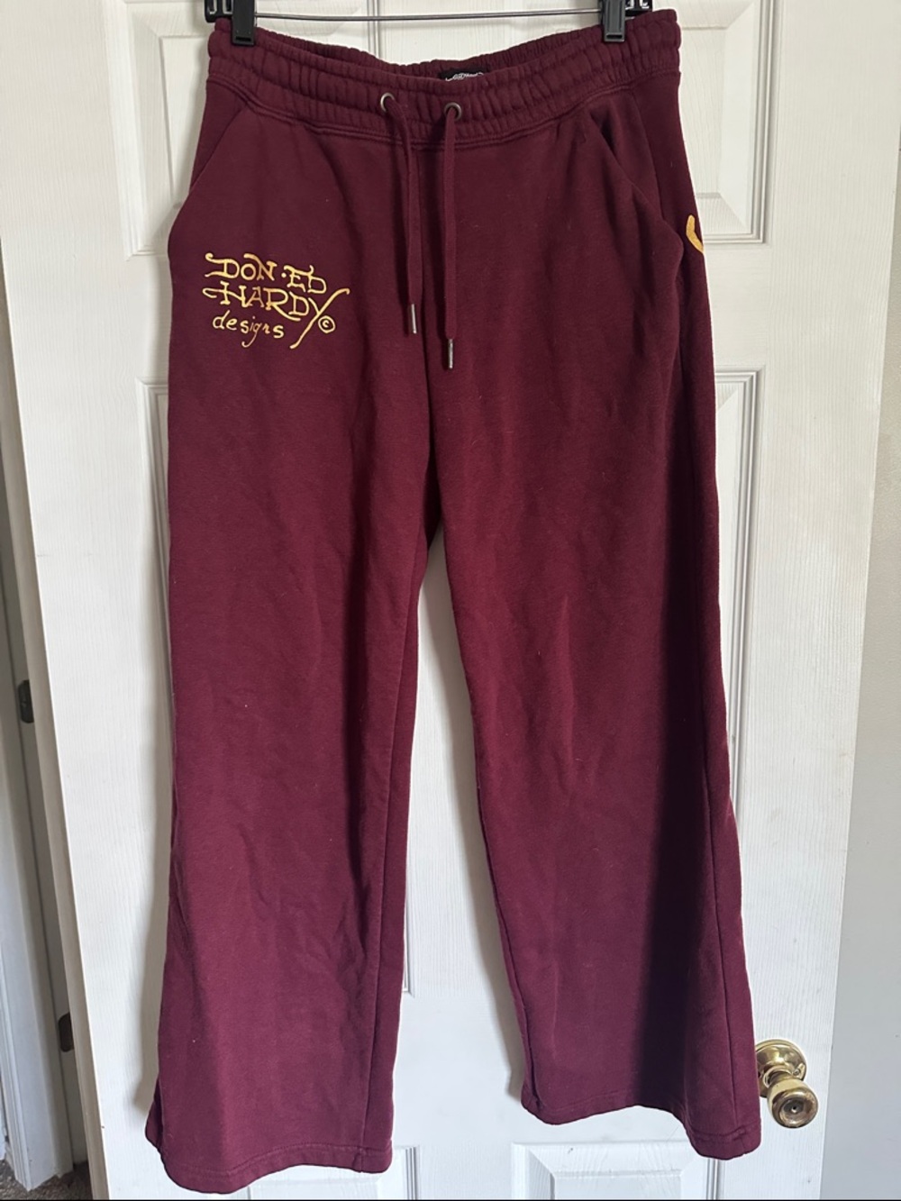 Ed Hardy Maroon Lounge Pants